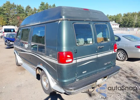 1999 Dodge Ram Van 1500 Commercial/Conversion из США, поврежденный, VIN 2B6HB11Y0XK563702